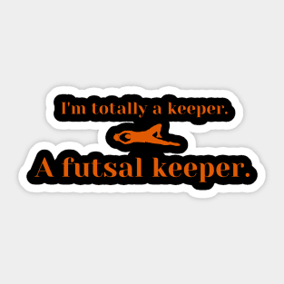 Futsal Keeper Sticker